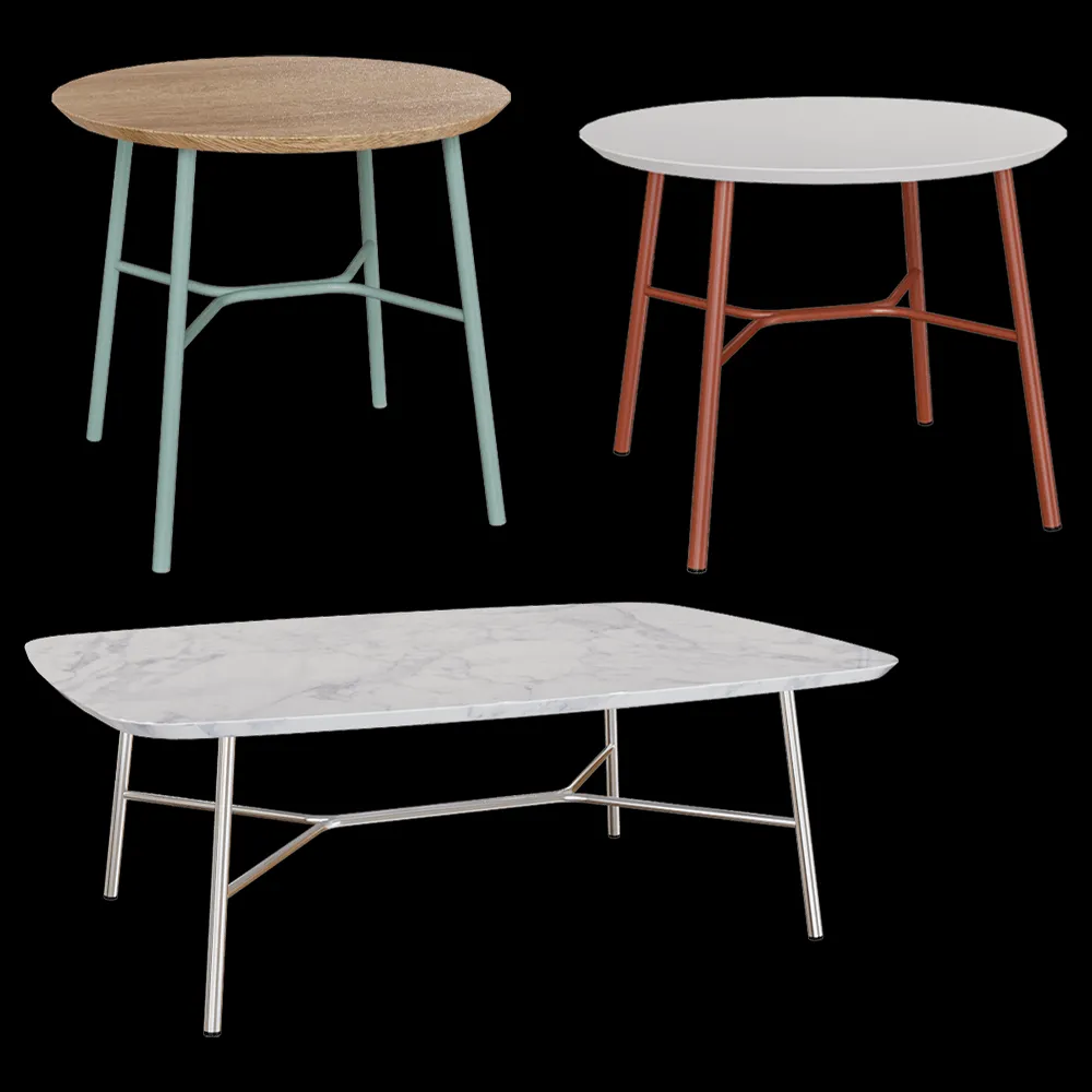 TrabÀ – Small table Yuki 3ds Max