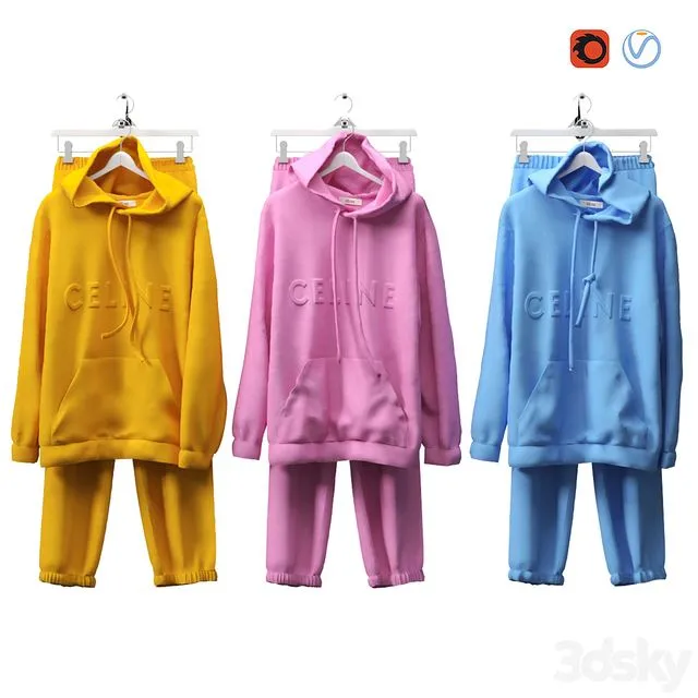Tracksuits Set 3dsMax Model