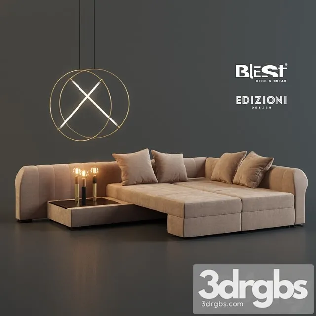 Tradition Sofa With Edizioni Design 2 3dsmax Download