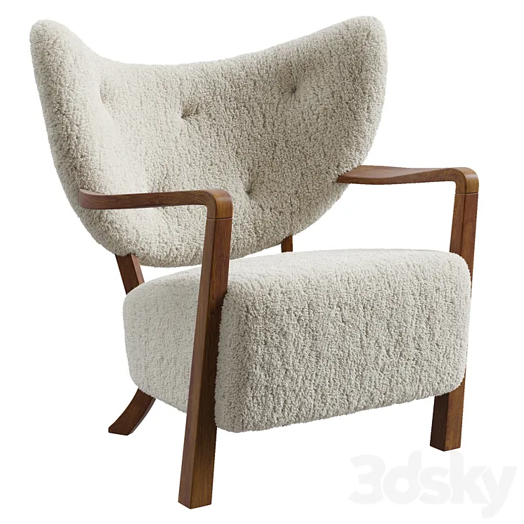 &Tradition Wulff Armchair 3DS Max Model