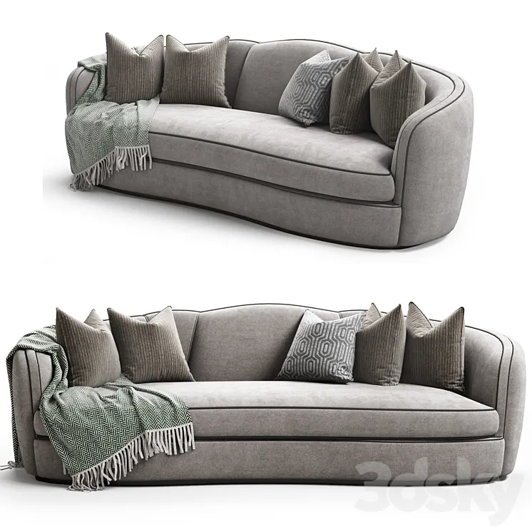 Traditional sofa_Munna_Josephine 3DS Max
