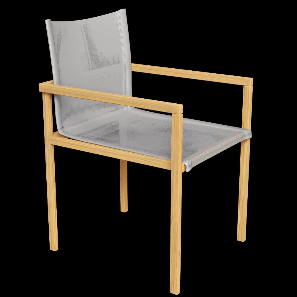 Traditional Teak – Chair Noah stacking 3ds Max