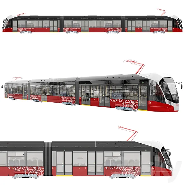 Tram “Lev” 71-934 3ds Max