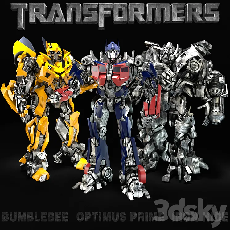 Transformers 3DS Max