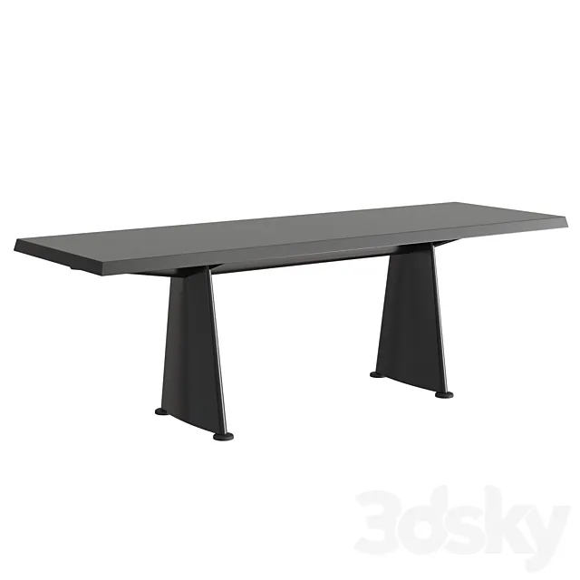 Trapeze table 3ds Max