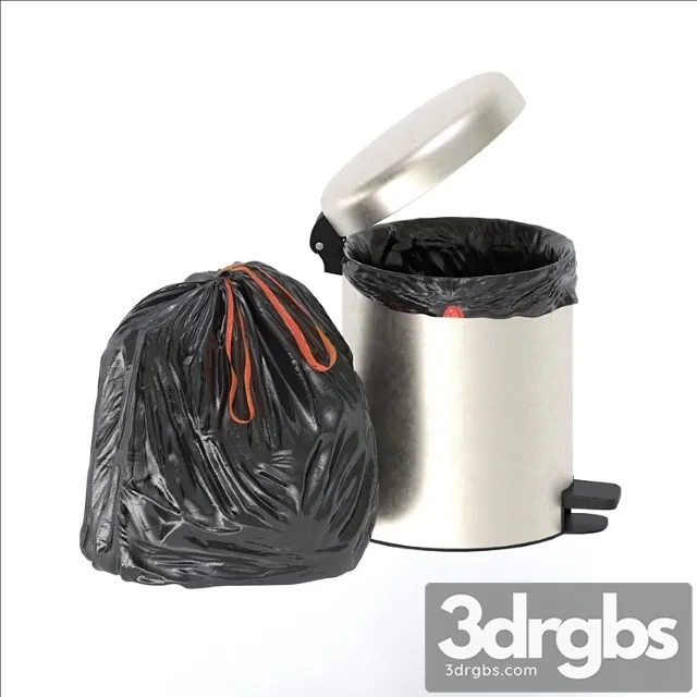 Trash bag and bin 3dsmax Download