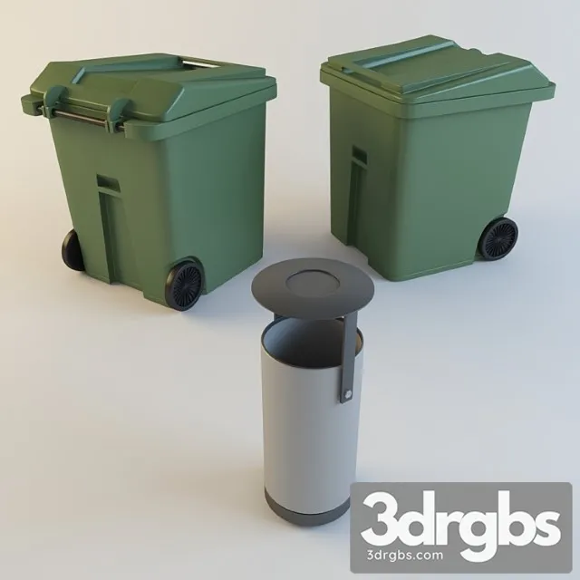 Trash Can And Urn 1 3dsmax Download