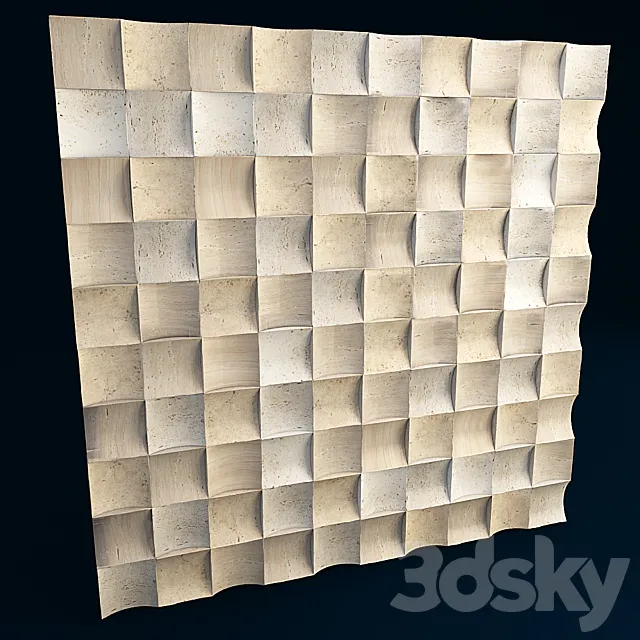 travertine mosaic 3DS Max Model