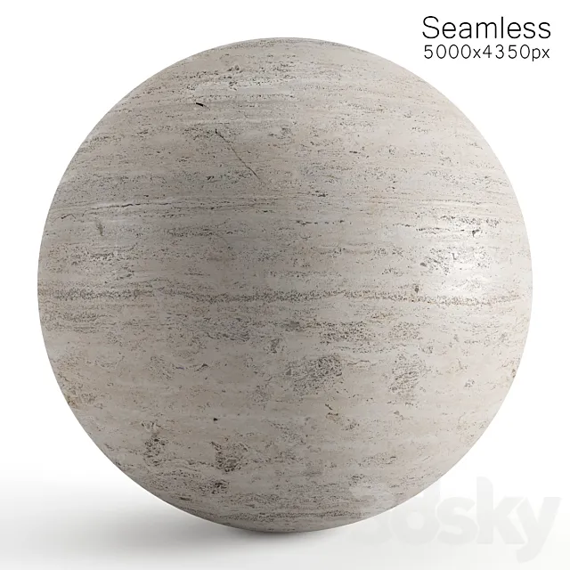 Travertine. Seamless materials and slabs 3DS Max Model