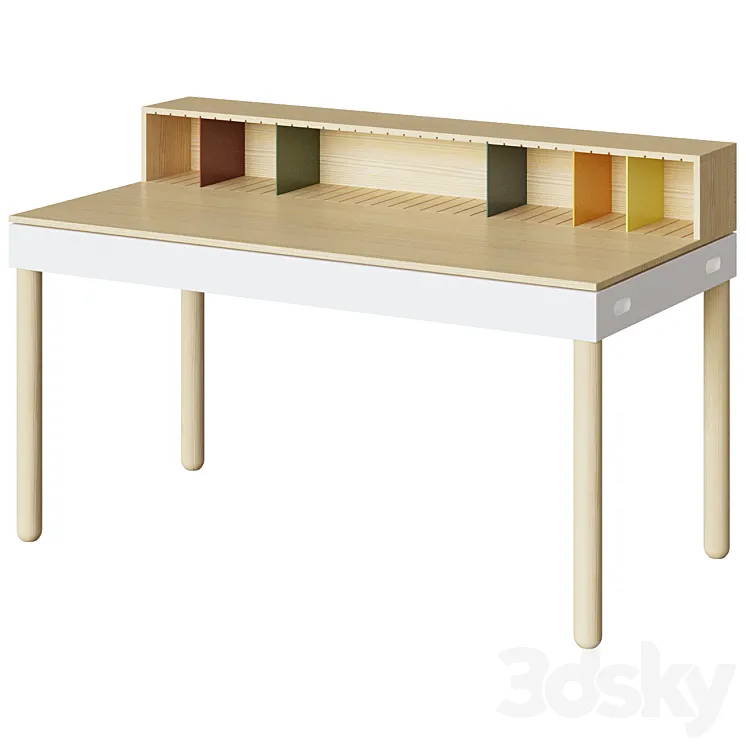 Tray Bureau table 007470 3DS Max
