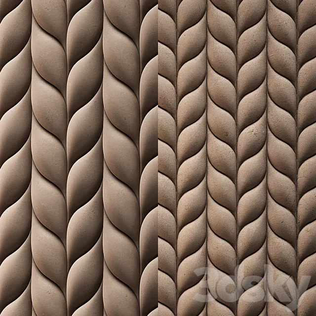 TRECCIA By 3D 3D Panel – Surface 3DS Max Model