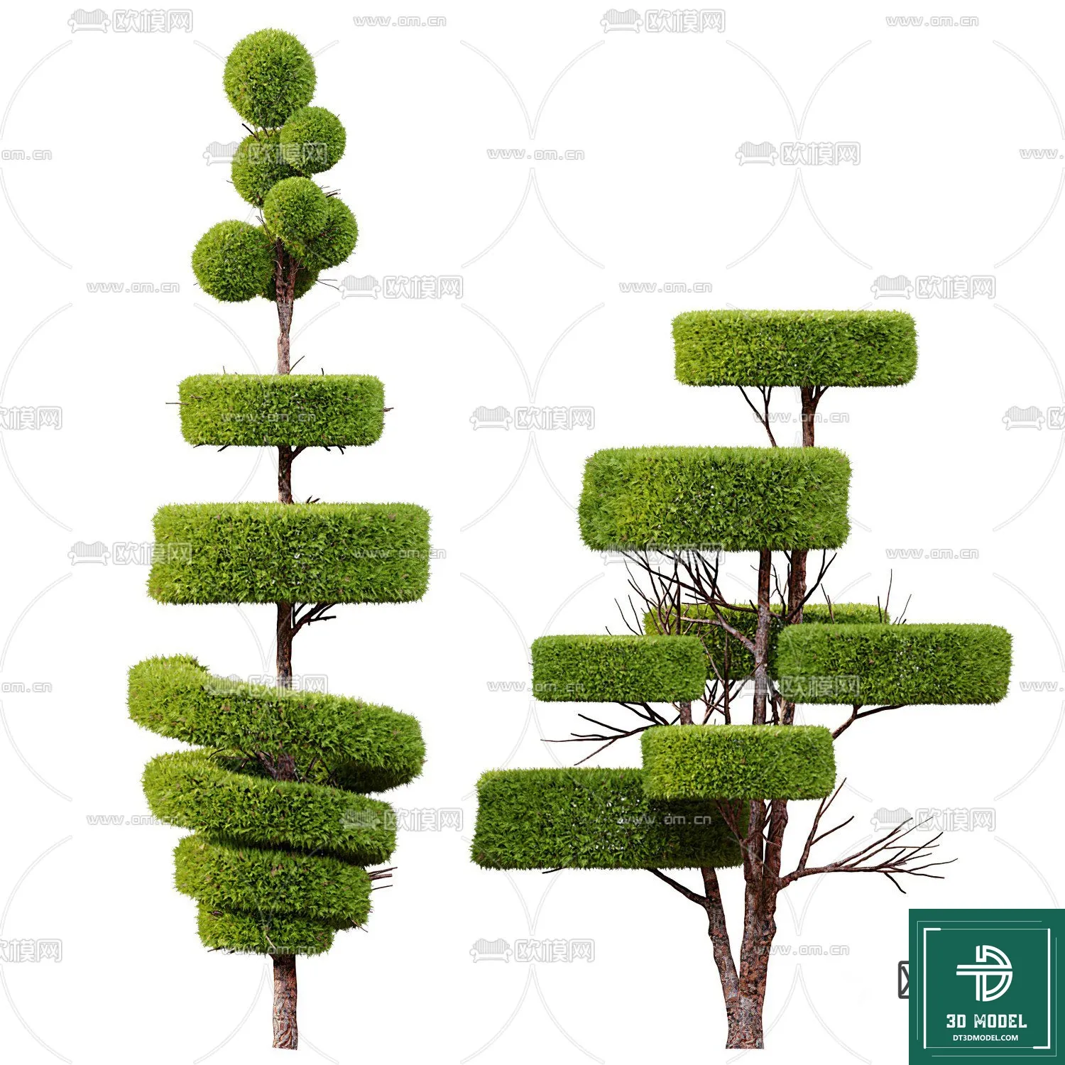 Tree 3D Models – Exterior and Architecture 3DS Max – 140