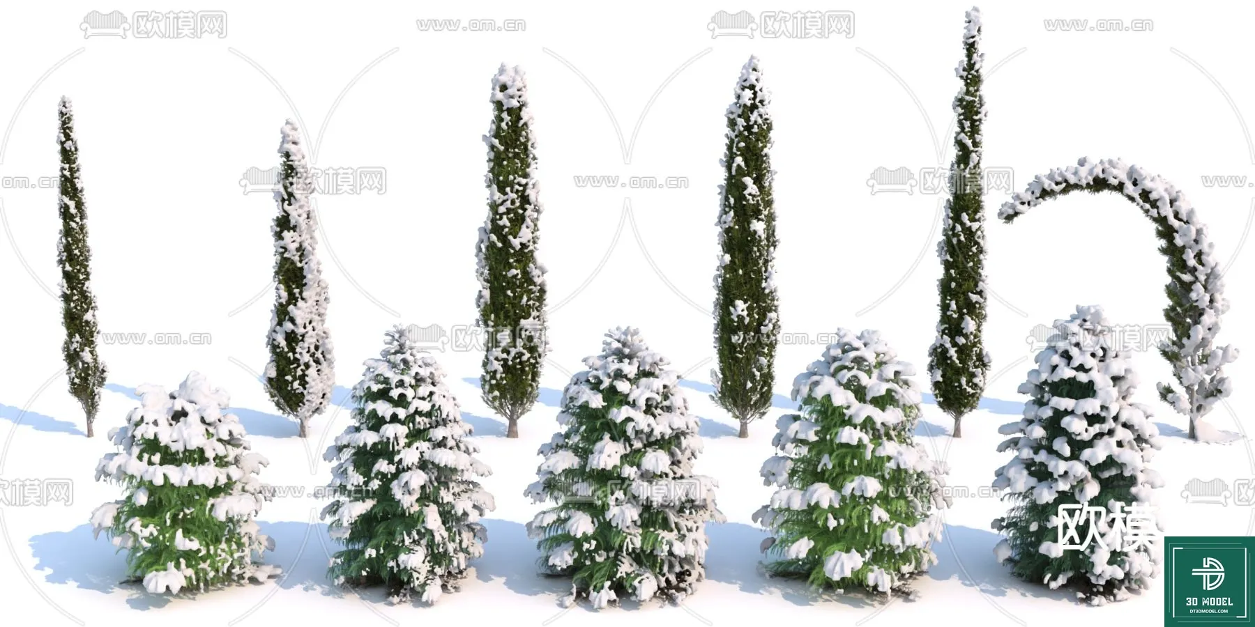 Tree 3D Models – Exterior and Architecture 3DS Max – 300