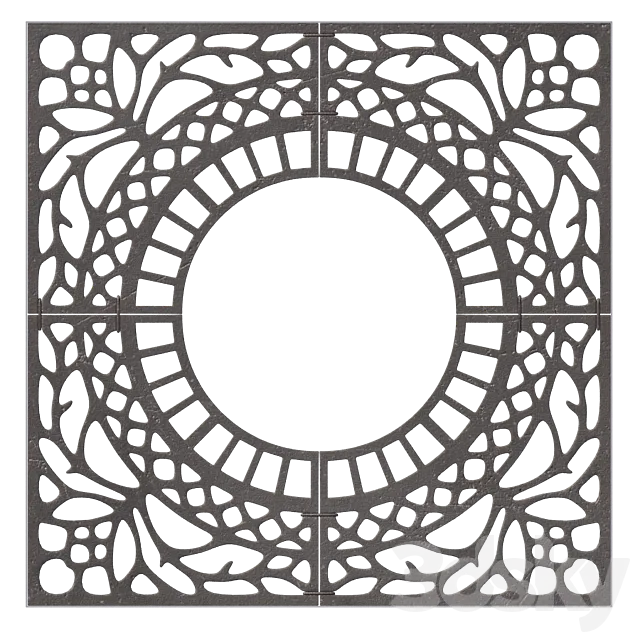 Tree grate 02 3ds Max