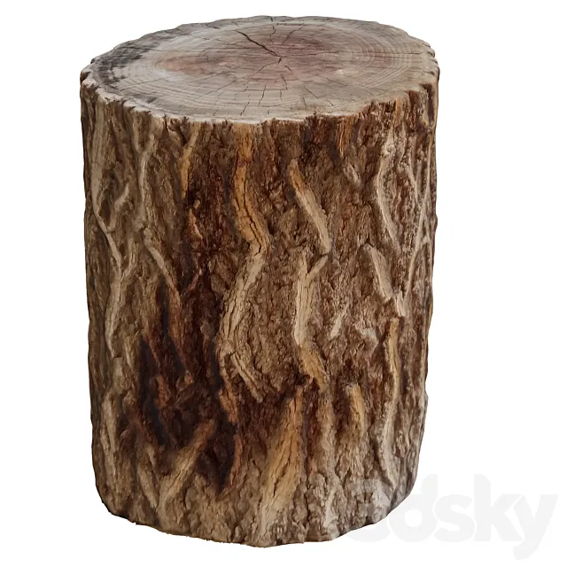 tree trunk 7 3ds Max