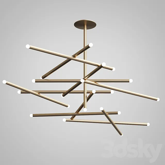 Trendy Light Fixtures 3DS Max Model