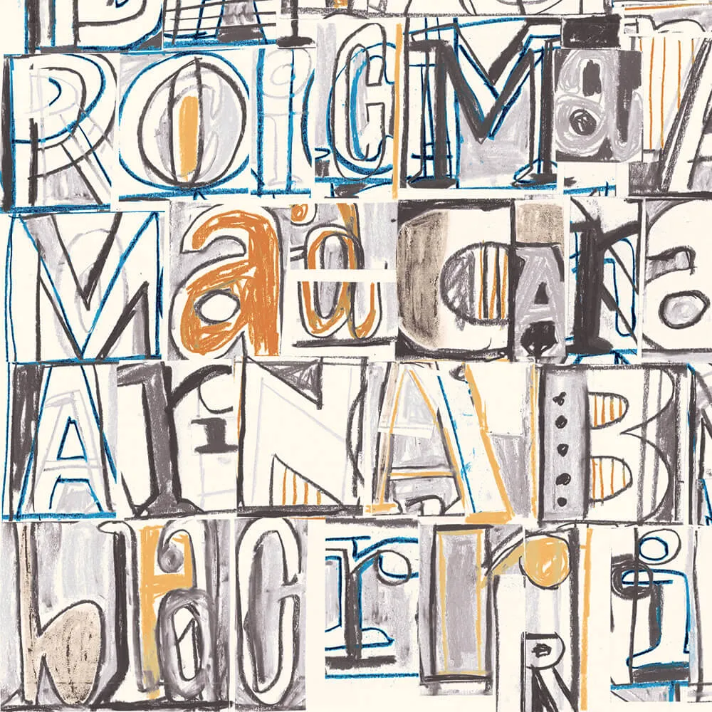 Tres Tintas  – Wallpaper Lletras I Tipos 1990-1 3ds Max