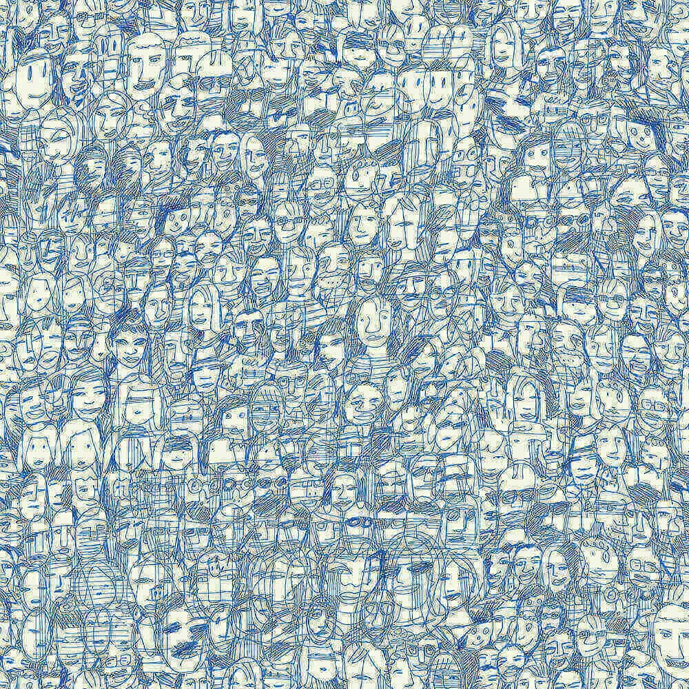 Tres Tintas  – Wallpaper Mil Caras 1995-1 3ds Max