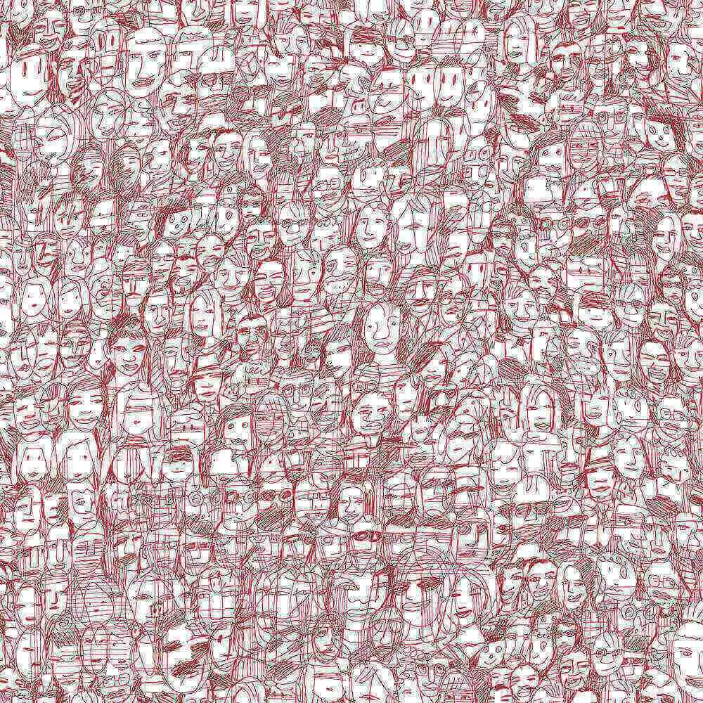 Tres Tintas  – Wallpaper Mil Caras 1995-7 3ds Max