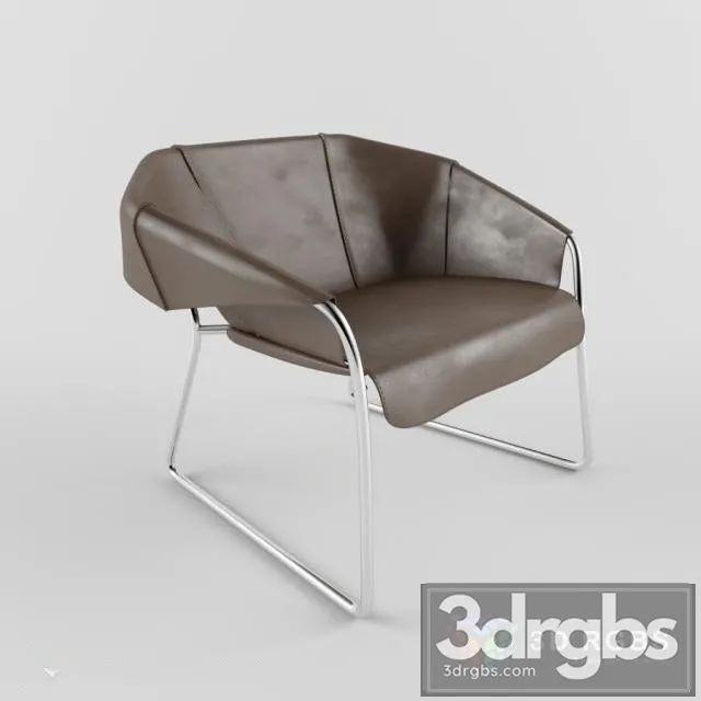 Tresanto Khaki Velvet Chair 3dsmax Download