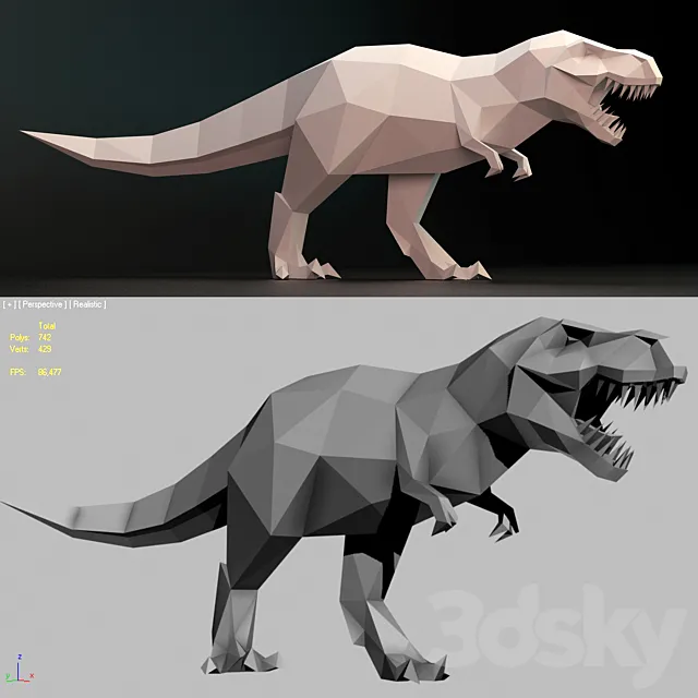 Trex 3DS Max Model