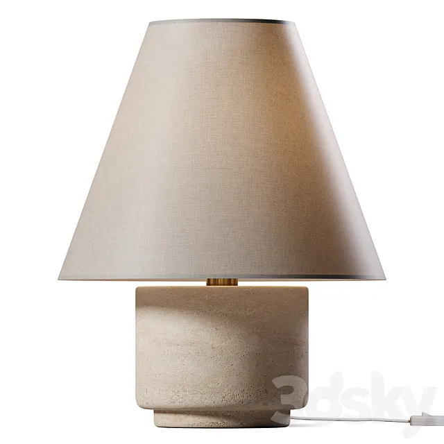 TREY TABLE LAMP 3ds Max