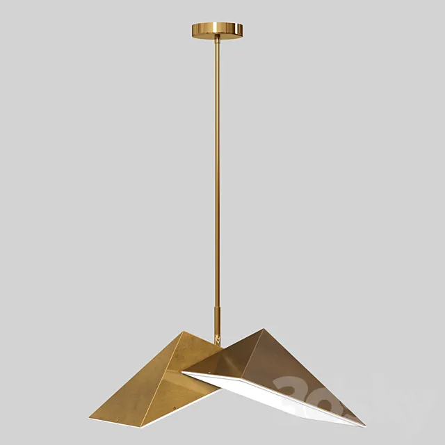 TRIANGULAR PRISM – PENDANT LIGHT 3DS Max Model