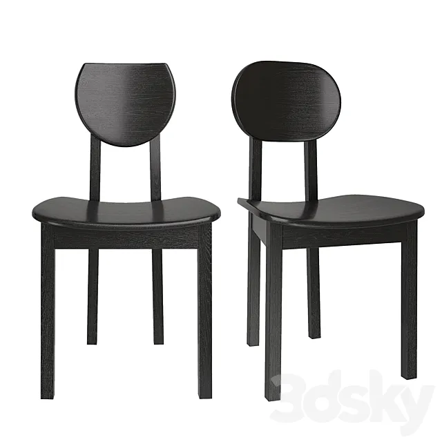 Tribal twin chairs by La Redoute Interieurs 3ds Max