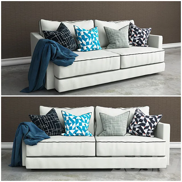 Tribeca collection sofa 3DS Max Model