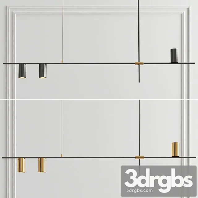 Tribes ambient linear pendant light