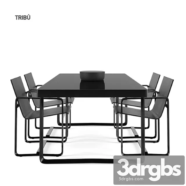Tribu Armchair Table 3dsmax Download