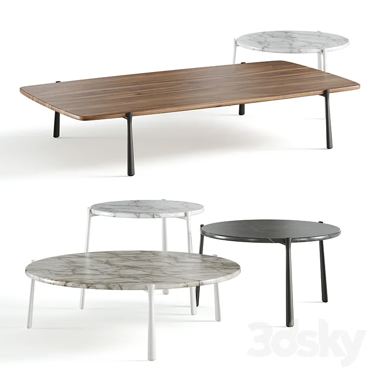 Tribu Branch Low Tables 3DS Max