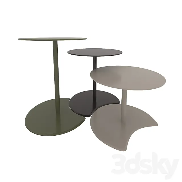 TRIBU – Drops Side Table 3ds Max