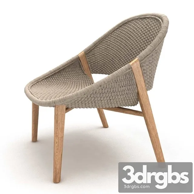 Tribu elio handwoven armchair 3d model 3dsmax Download