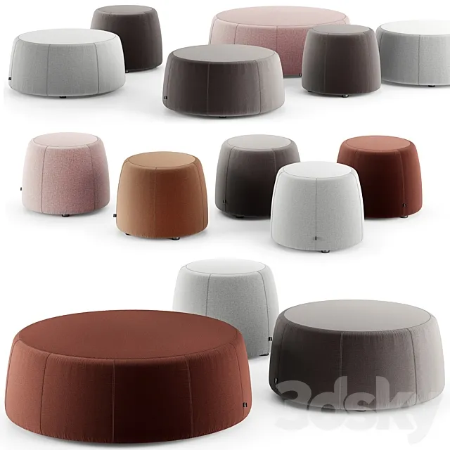 Tribu nomad poufs 3DS Max Model