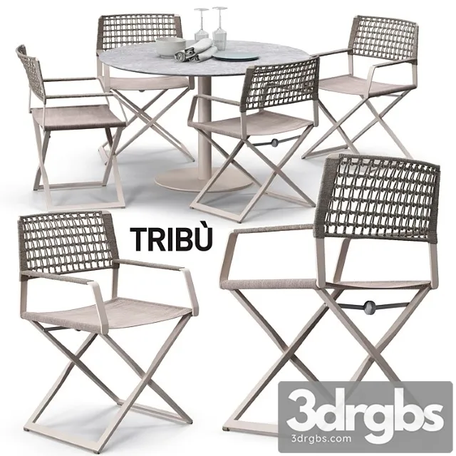 Tribu regista chair set 02 2 3dsmax Download