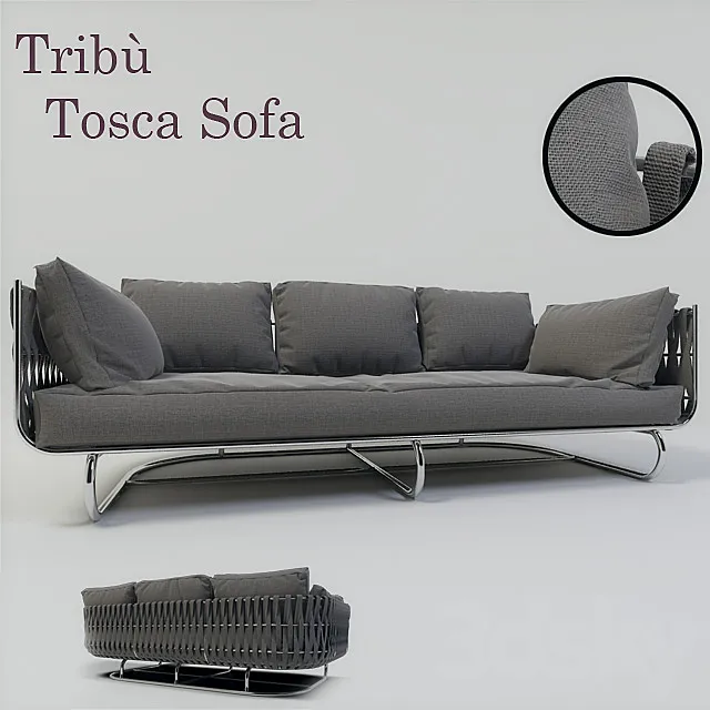 Tribu Tosca Sofa 3ds Max