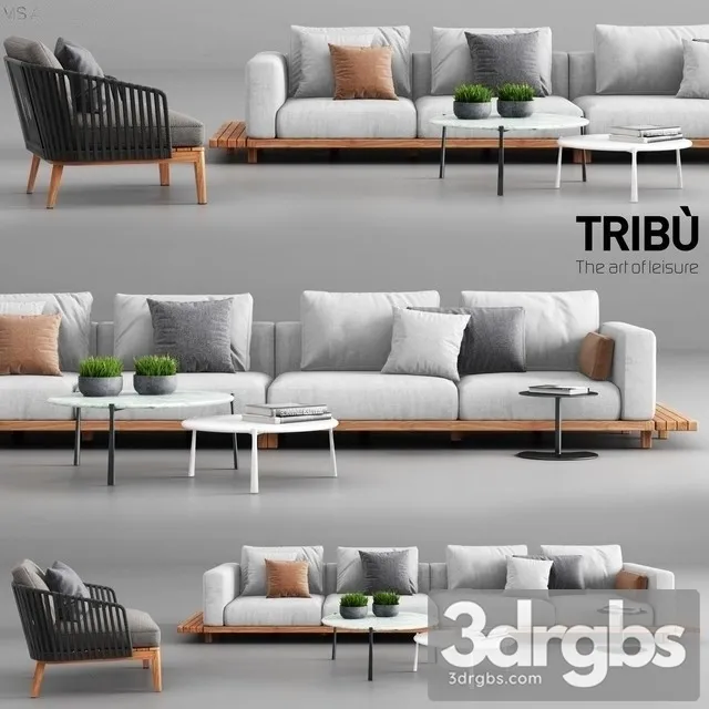 Tribu Vis Sofa Mood Club Chair 3dsmax Download