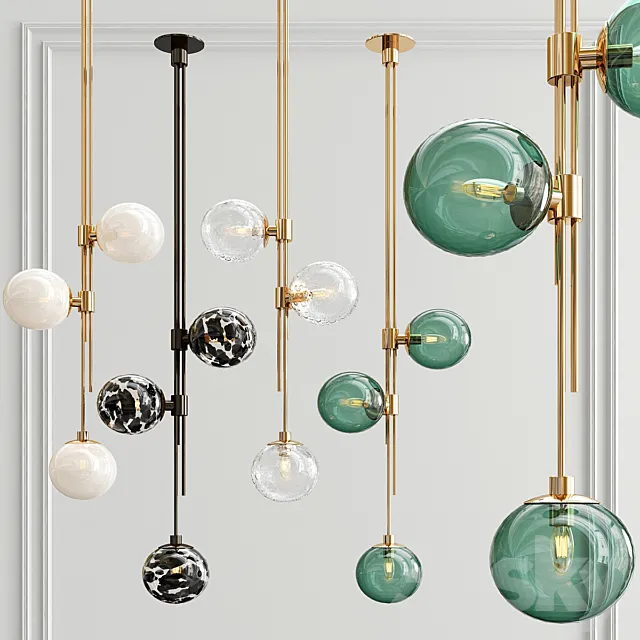 Trilogy Pendant – 4 type 3DS Max Model