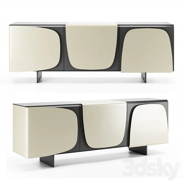 TRILOGY Sideboard by Ozzio Italia 3DS Max Model