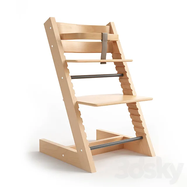 Trip Trap Baby Chair 3DS Max Model