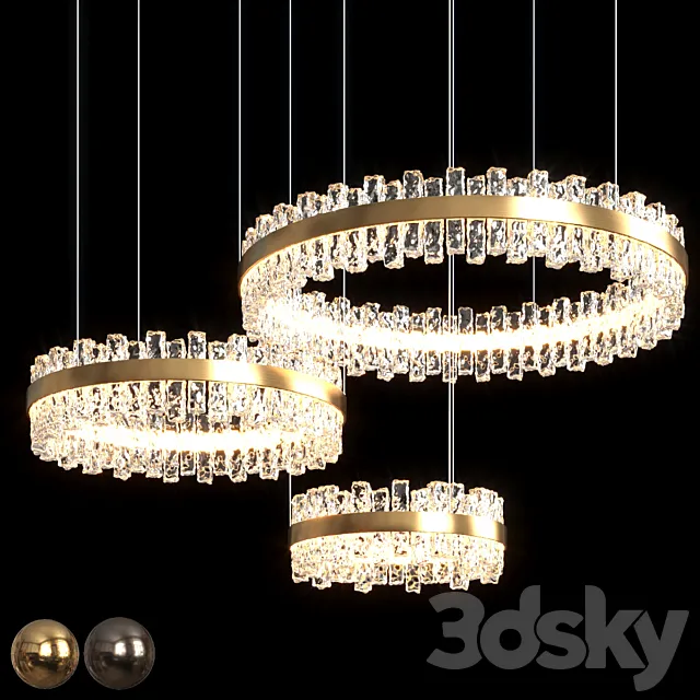 Triple circle phoenix 3ds Max