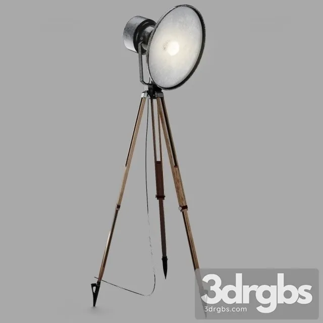 Tripod Spotlight Floor Lamp 3dsmax Download