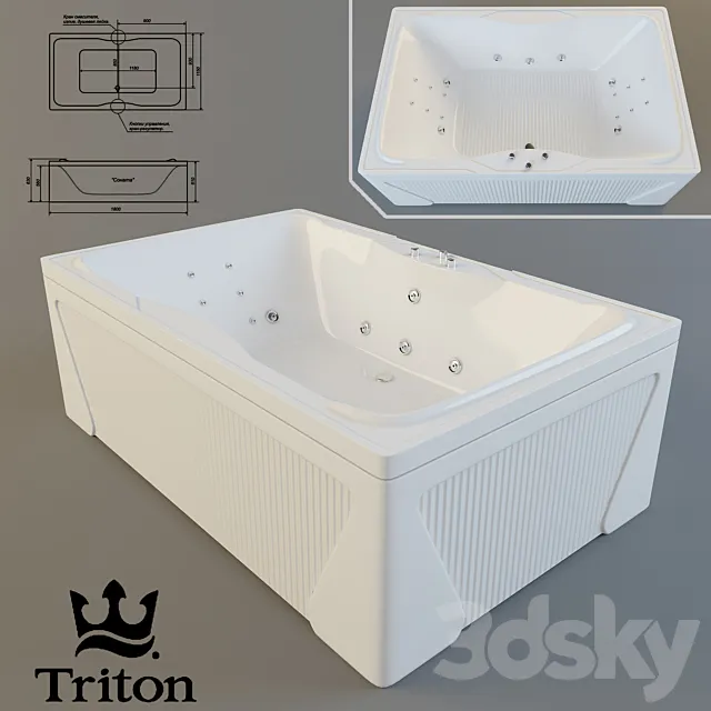 Triton _ Sonata 3DS Max Model