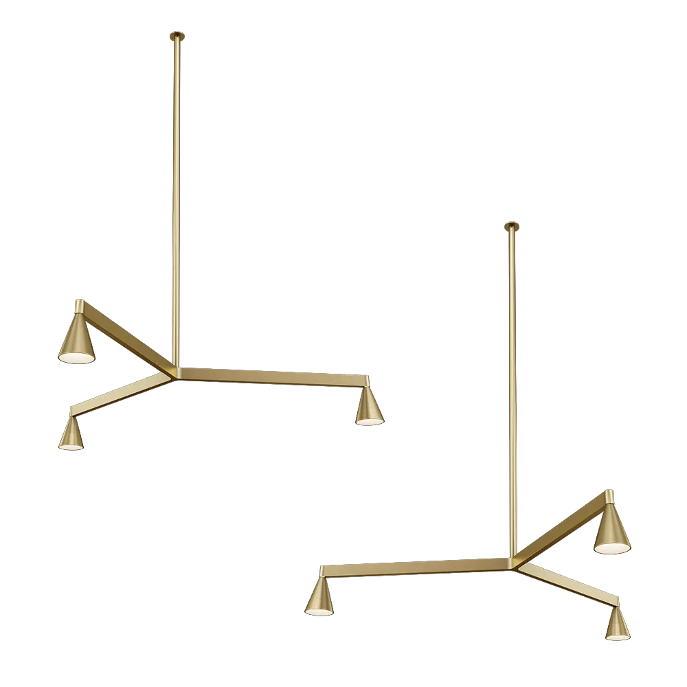 Trizo21 – Chandelier Austere 1Y/1X 3ds Max