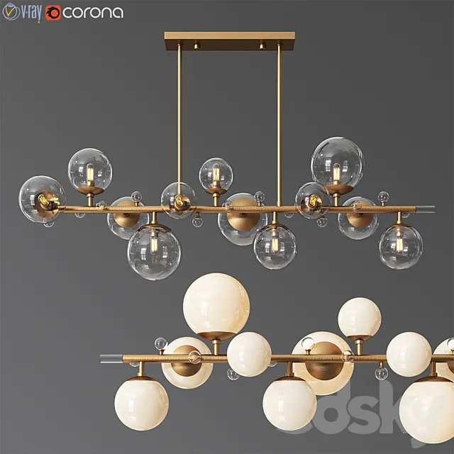 Troon Chandelier – Arteriors 3ds Max
