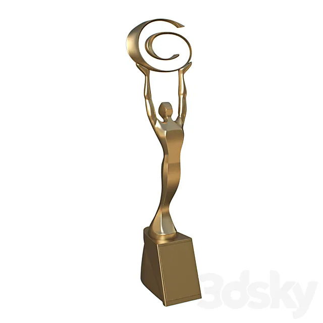 Trophy (the award) 3ds Max