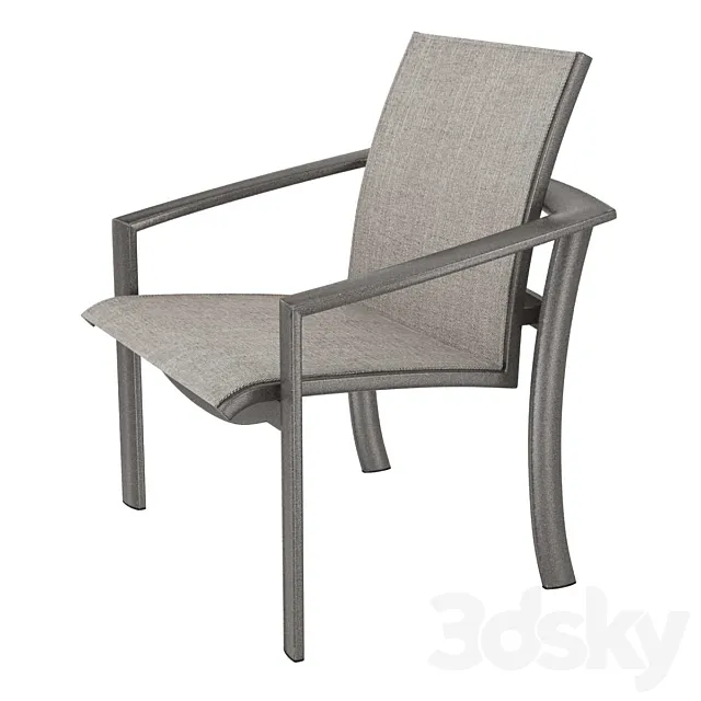 Tropitone KOR Relaxed Sling Dining Chair 3DS Max Model