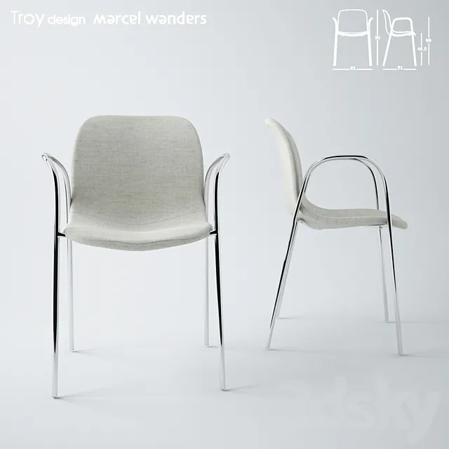 Troy Chair Marcel 3DSMax File