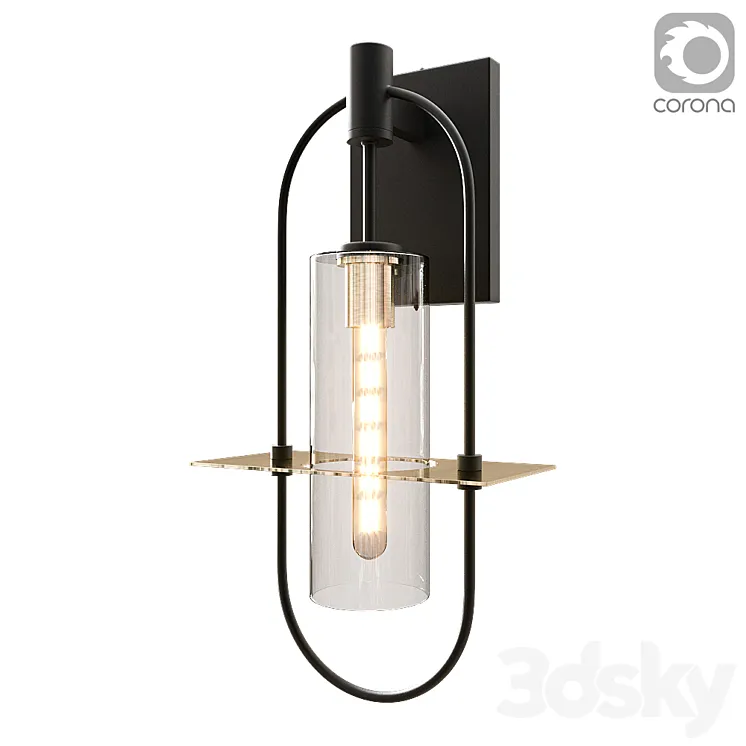 Troy lighting \ Wall sconce \ SMYTH B6393-CE 3DS Max Model